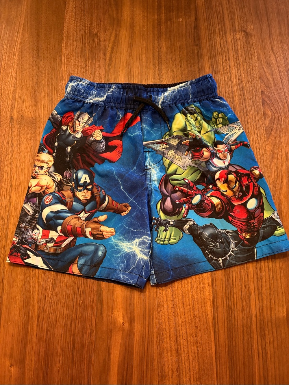 Marvel Avengers (Official)Blue Boys' Swim Shorts (4T)